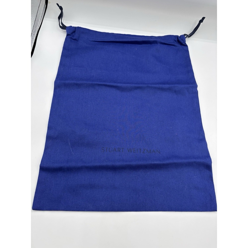Stuart Weitzman‎ Authentic Blue Drawstring Dustbag 10.5" X 14"